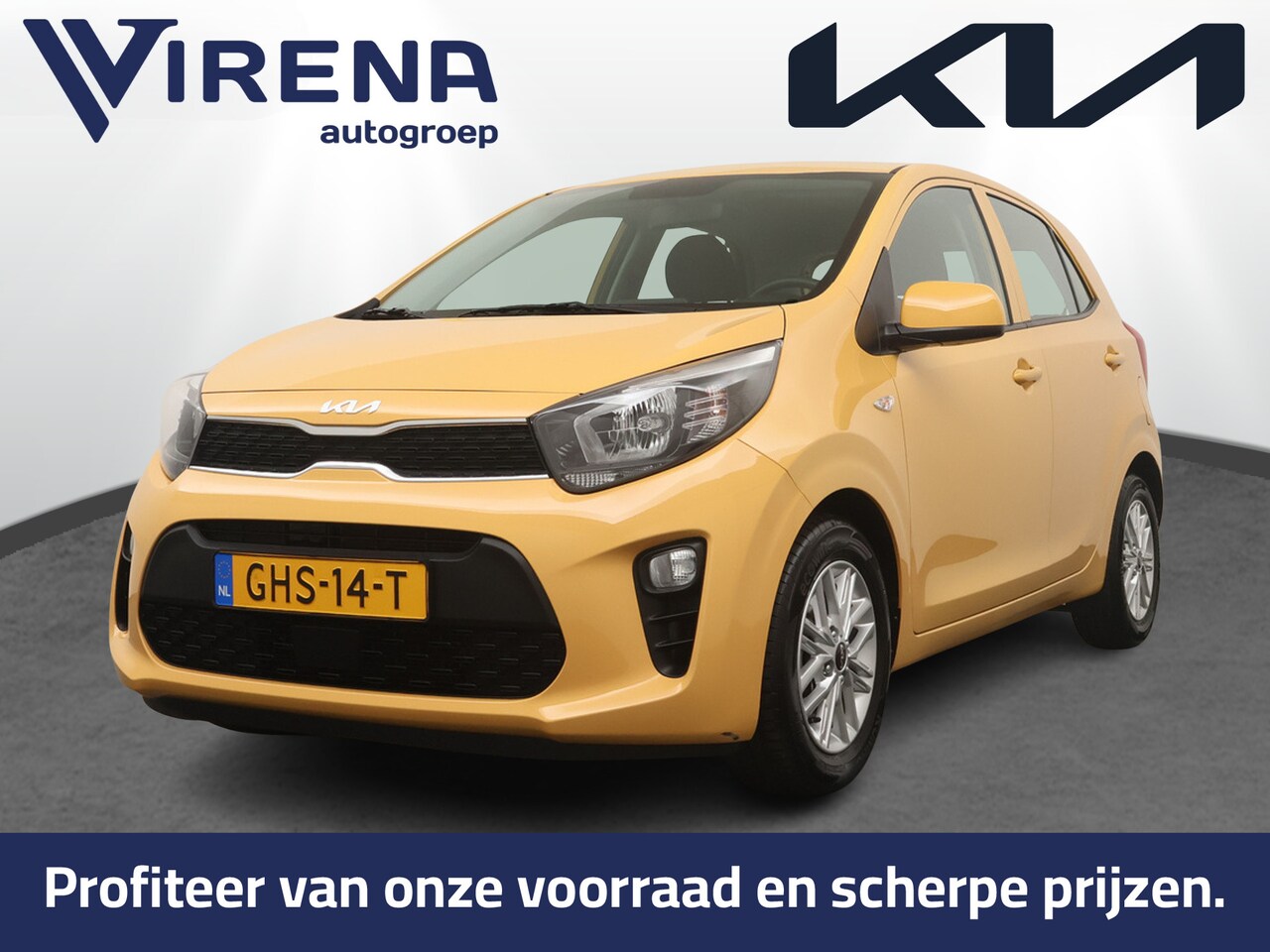 Kia Picanto - 1.0 DPi DynamicLine - Cruise Control - Apple/Android Carplay - DAB - Lichtmetalen Velgen 1 - AutoWereld.nl