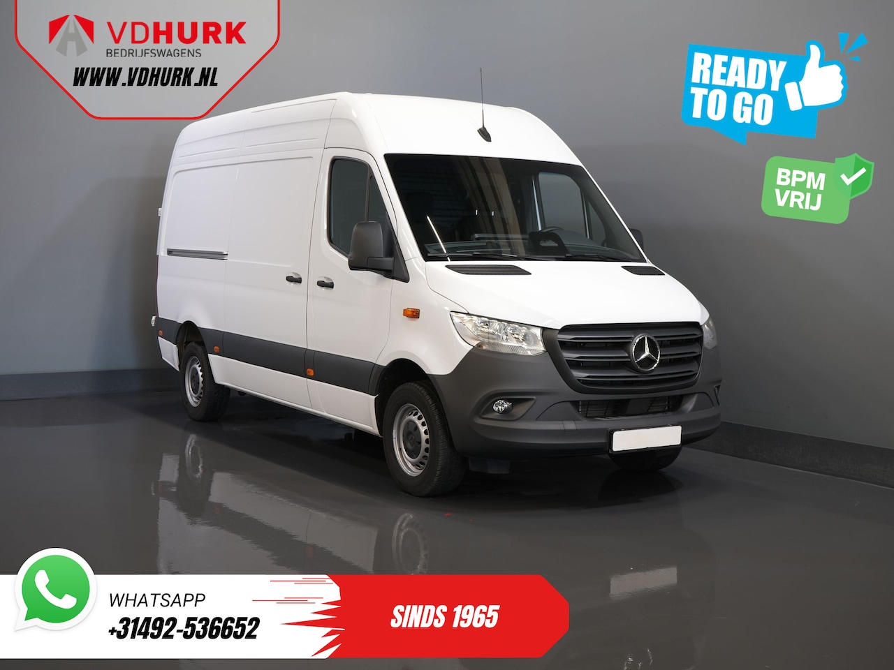 Mercedes-Benz Sprinter - 317 1.9 CDI L2H2 Aut. BPM VRIJ! Gev.Stoel/ 270 Gr.Deuren/ Stoelverw./ Navi/ Camera/ Cruise - AutoWereld.nl