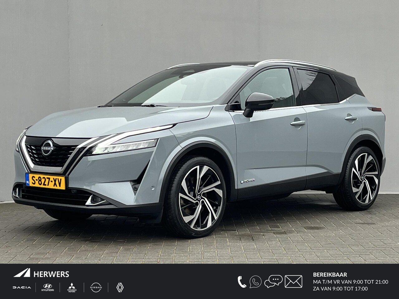 Nissan Qashqai - 1.5 e-Power Tekna Plus / Panoramadak / HUD / Apple Carplay & Android Auto / 360° Camera / - AutoWereld.nl