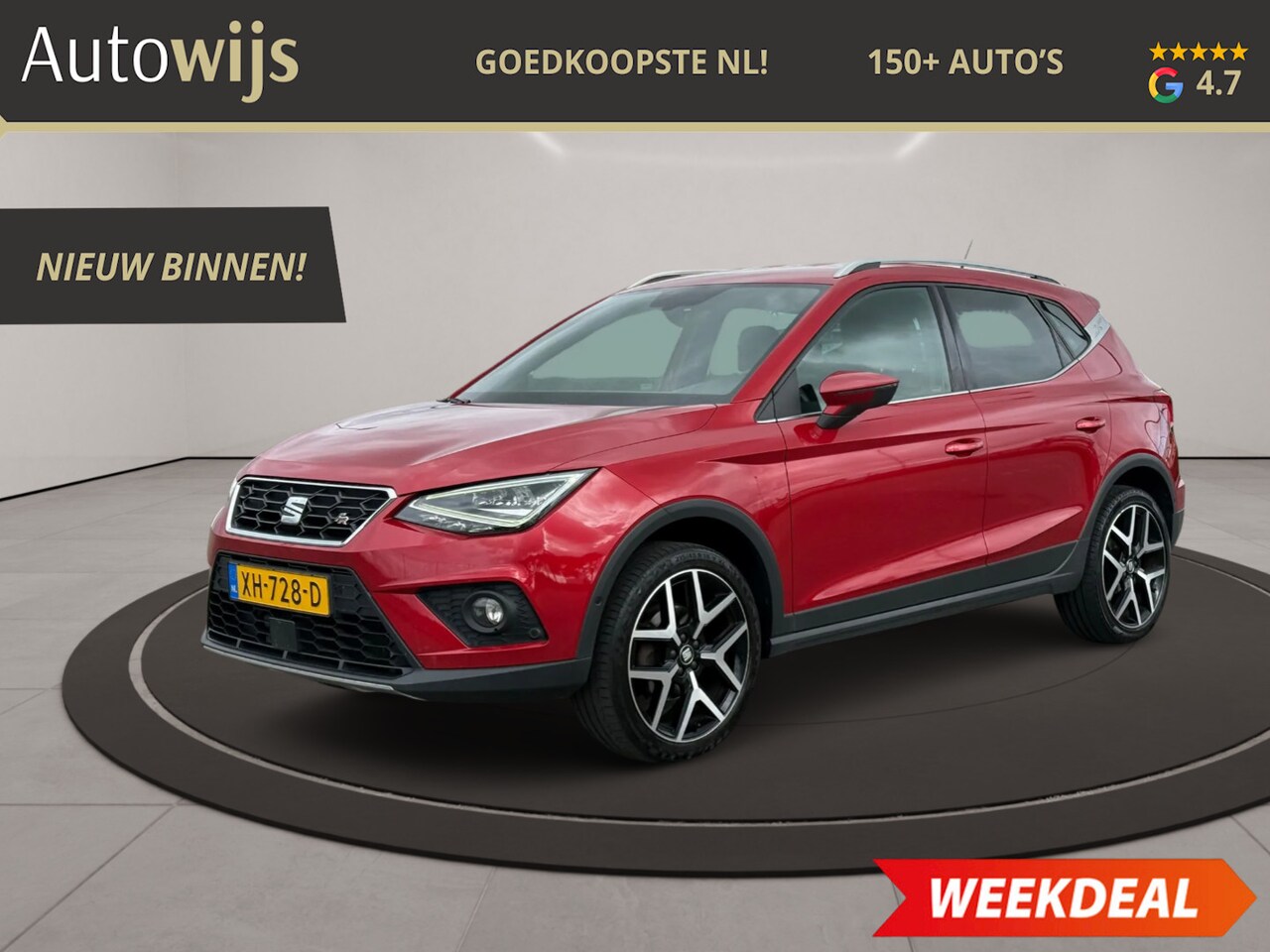 SEAT Arona - 1.0 TSI FR Business Intense|Led|DSG|Trekhaak|Camera|Beats - AutoWereld.nl