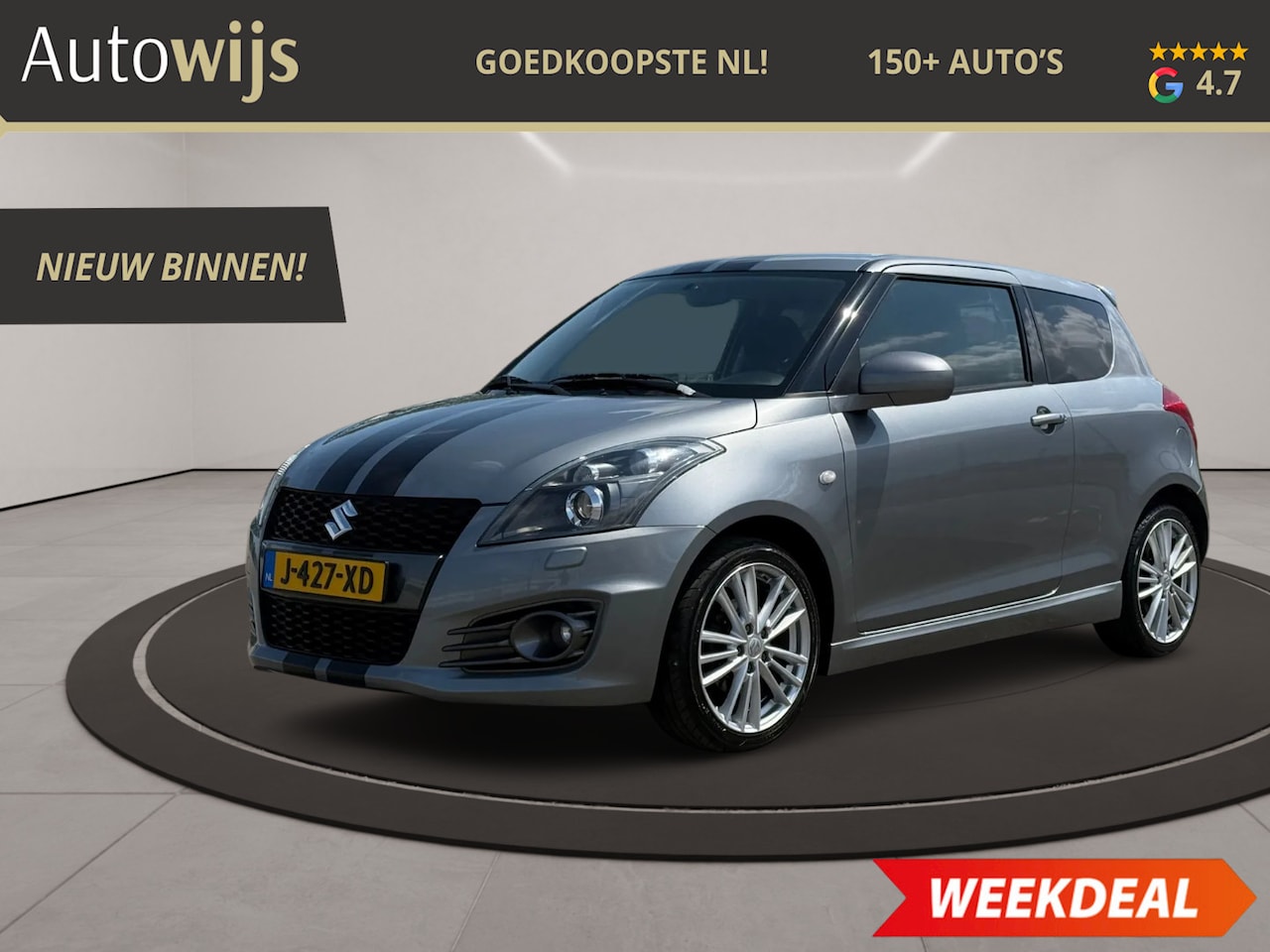 Suzuki Swift - 1.6 Sport|136PK|Stoelverw|Xenon|Bluetooth - AutoWereld.nl