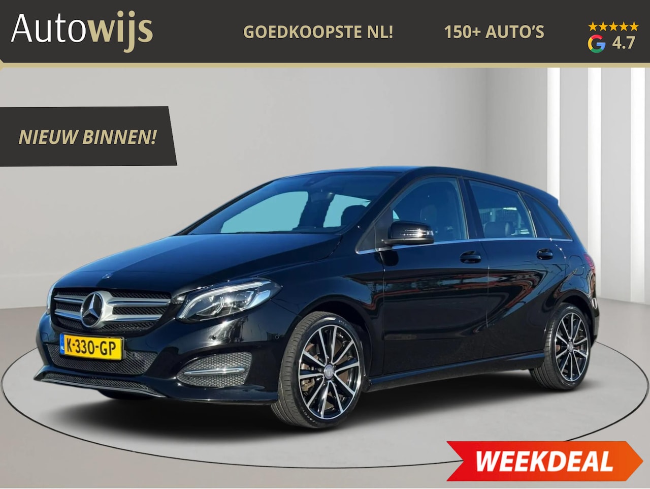 Mercedes-Benz B-klasse - 200 Ambition|FACELIFT|NAVI|Stoelverw|LM-VELG|GOED ONDERHOUDEN - AutoWereld.nl