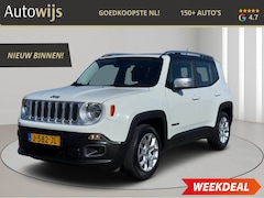 Jeep Renegade - 1.4 MultiAir Limited|Trekhaak|Cruise|LM-VELG|Keyless|Goed onderhouden