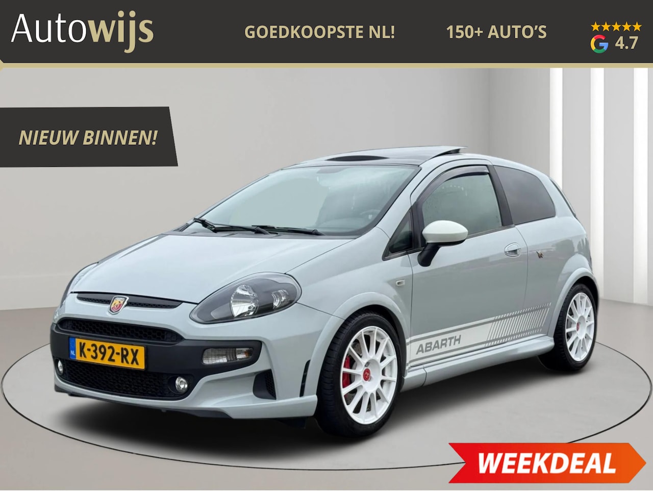 Fiat Punto Evo - 1.4 Abarth Supersport|PANO|Kuipstoel|Clima|NETJES! - AutoWereld.nl