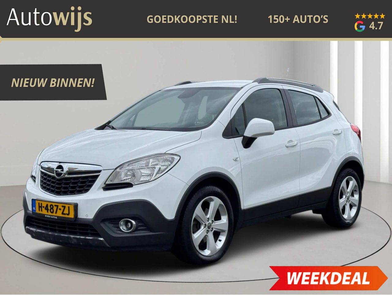 Opel Mokka - 1.6 Edition|Trekhaak|Navi|LM-VELG|116PK - AutoWereld.nl