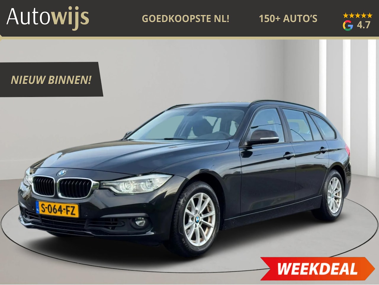 BMW 3-serie Touring - 318i Centennial High Executive|LED|AUT|NAVI|CLIMA|CRUISE - AutoWereld.nl