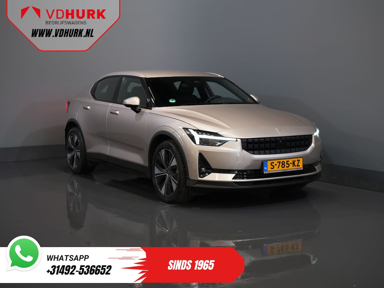 Polestar 2 - Long Range 78 kWh 551 km WLTP 95% SOH Pilot Pack/ LED/ Adapt.Cruise/ Memory/ Stoelverw./ 3 - AutoWereld.nl