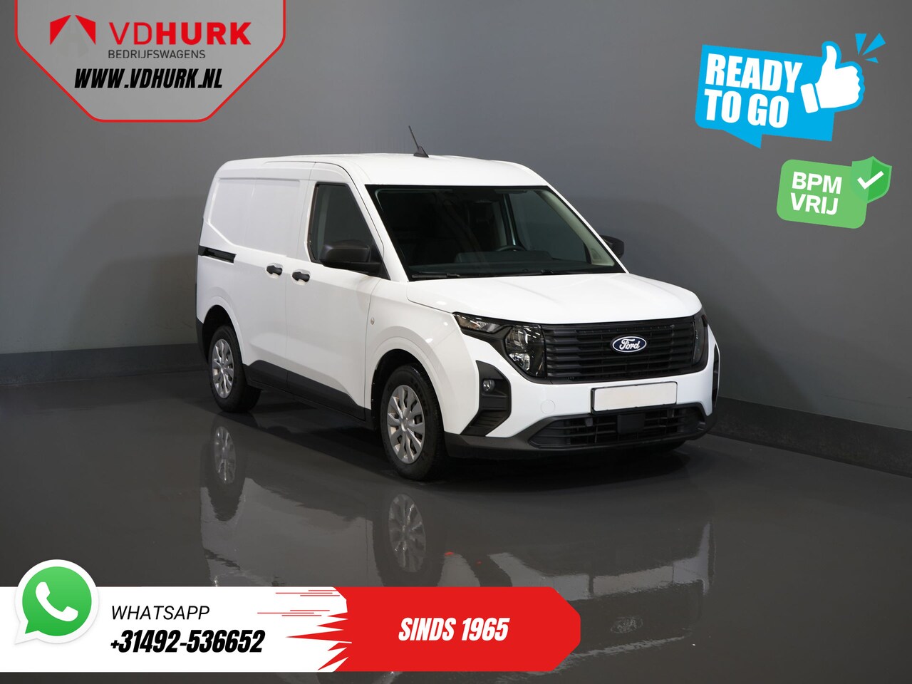 Ford Transit Courier - 1.0 Trend 100 pk BENZINE BPM VRIJ! Garantie 05-2029/ Carplay/ Virtual Cockpit/ Airco/ Crui - AutoWereld.nl