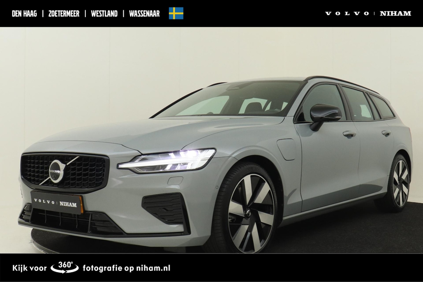 Volvo V60 - T6 PLUG-IN HYBRID AWD ULTRA DARK -PANO.DAK|BOWERS&WILKINS|360°CAM|20" - AutoWereld.nl