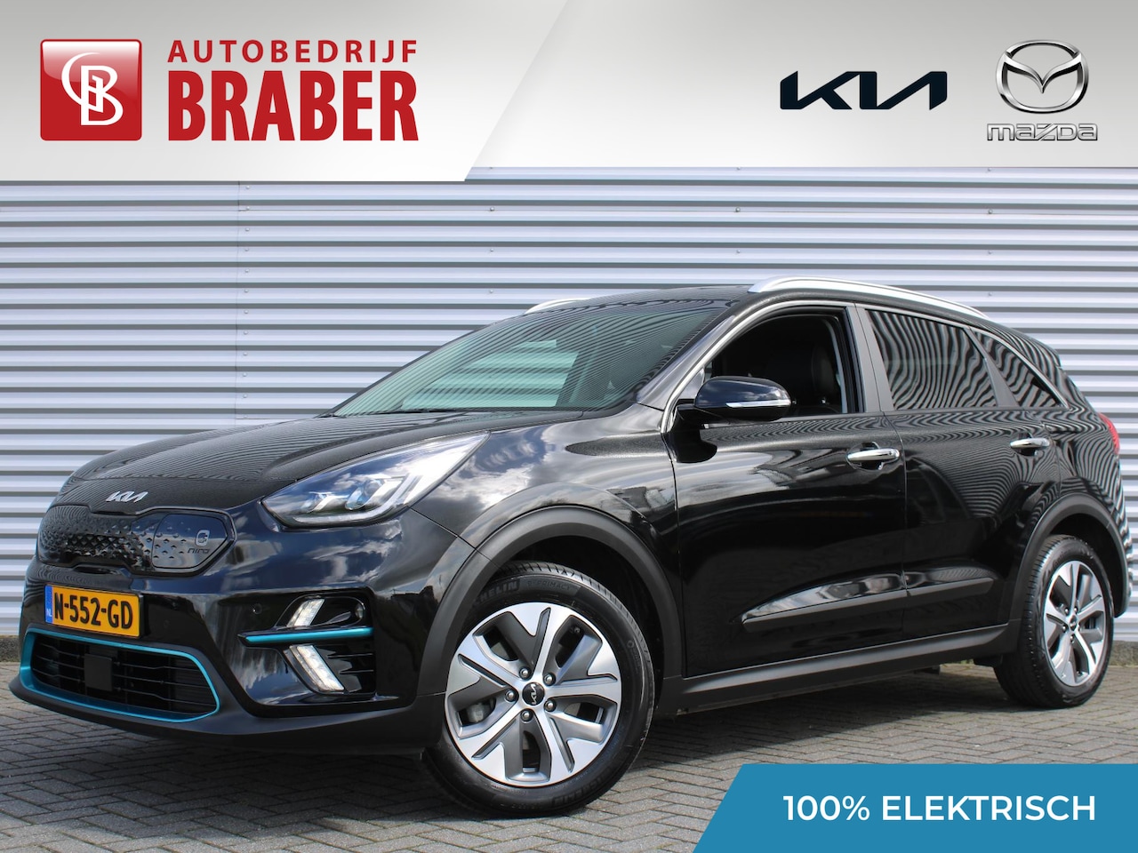 Kia e-Niro - DynamicPlusLine 64 kWh | Warmtepomp | Schuif/kantel dak | 17" LM | Airco | Cruise | Navi | - AutoWereld.nl