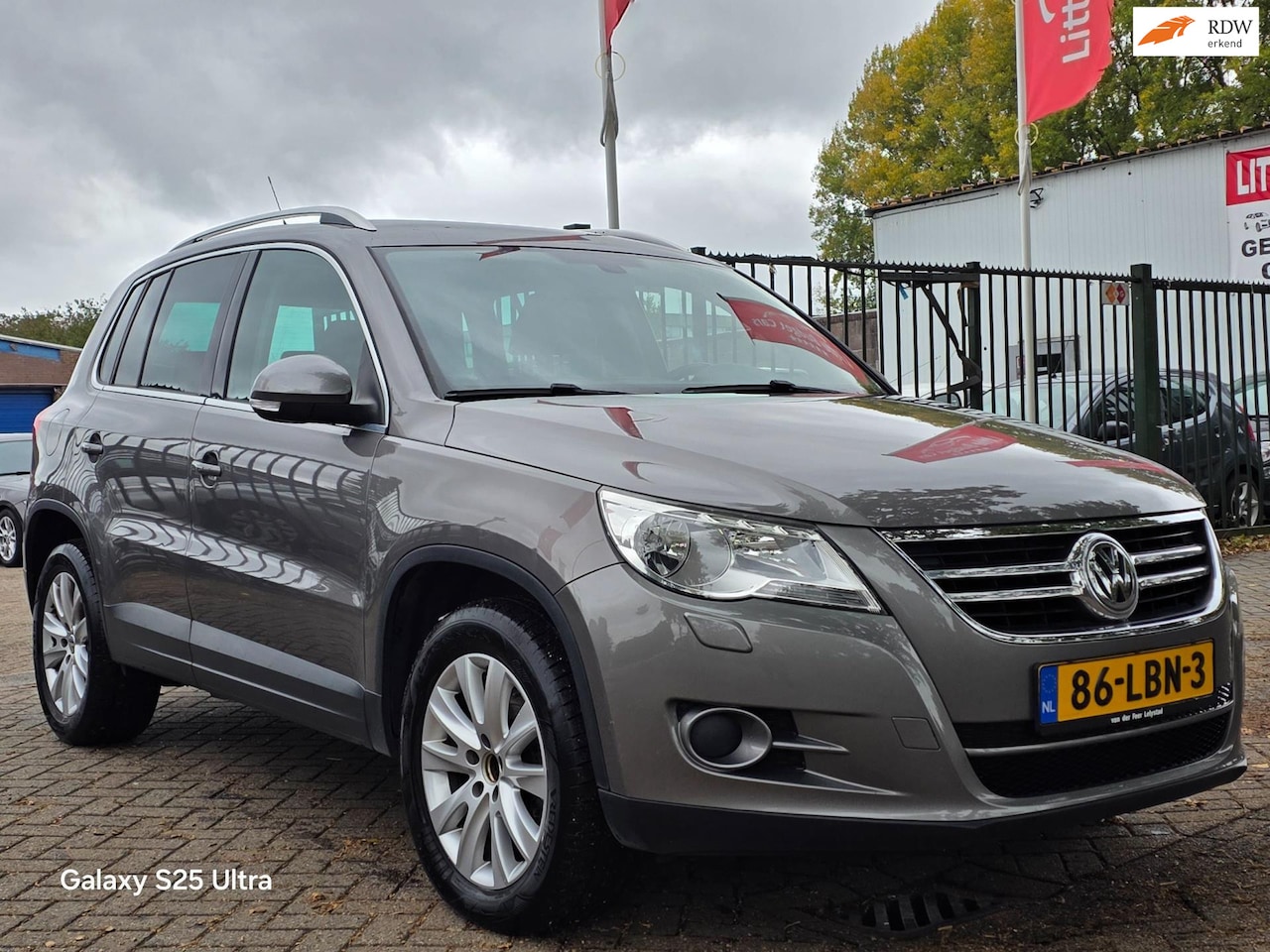 Volkswagen Tiguan - 2.0 TSI Sport&Style 4Motion 200pk Dealer onderhouden leerbekeleding stoelverwarming achter - AutoWereld.nl