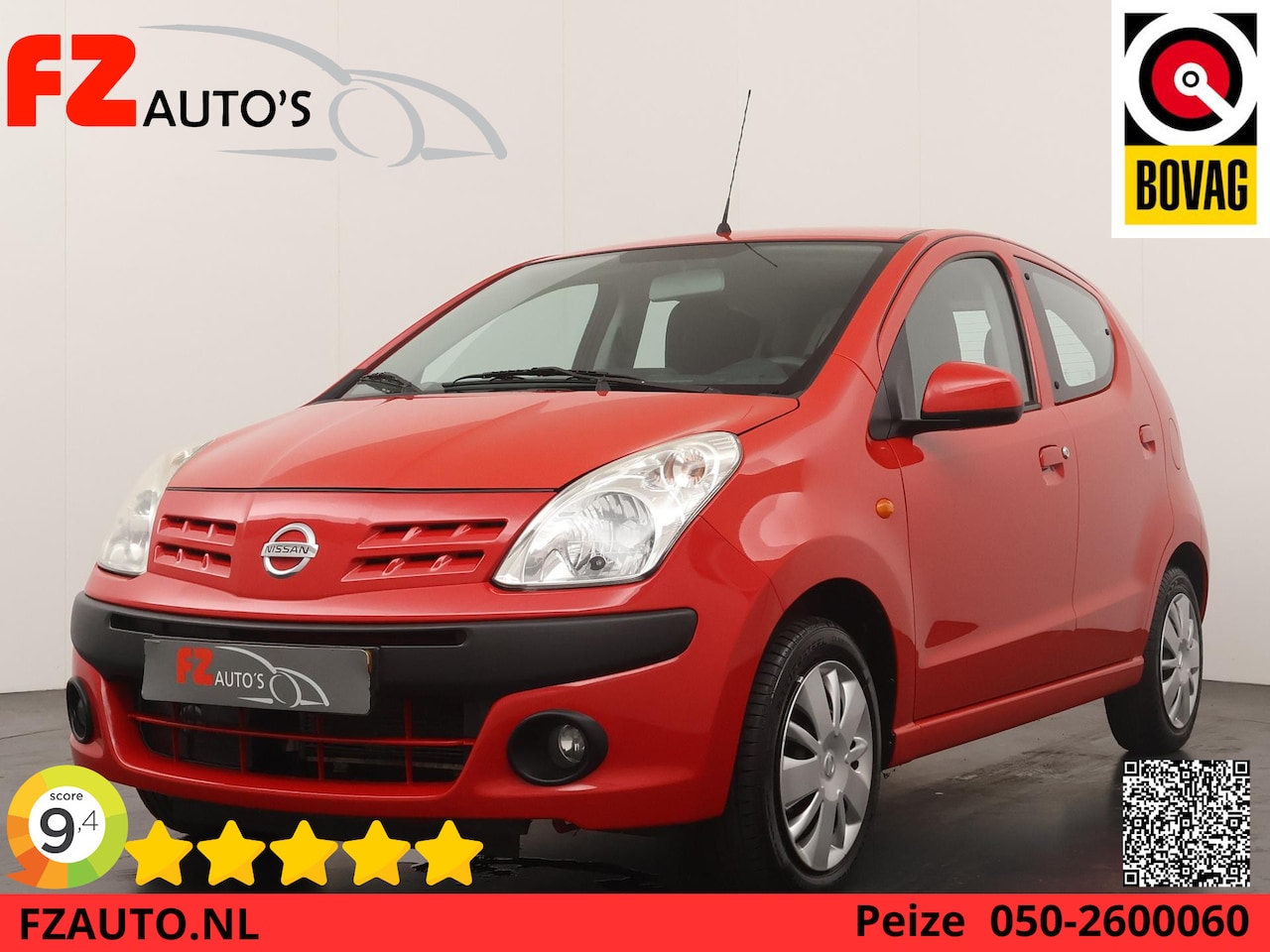 Nissan Pixo - 1.0 Look - Airconditioning - Elektrische ramen - Centrale vergrendeling + afstandsbedienin - AutoWereld.nl