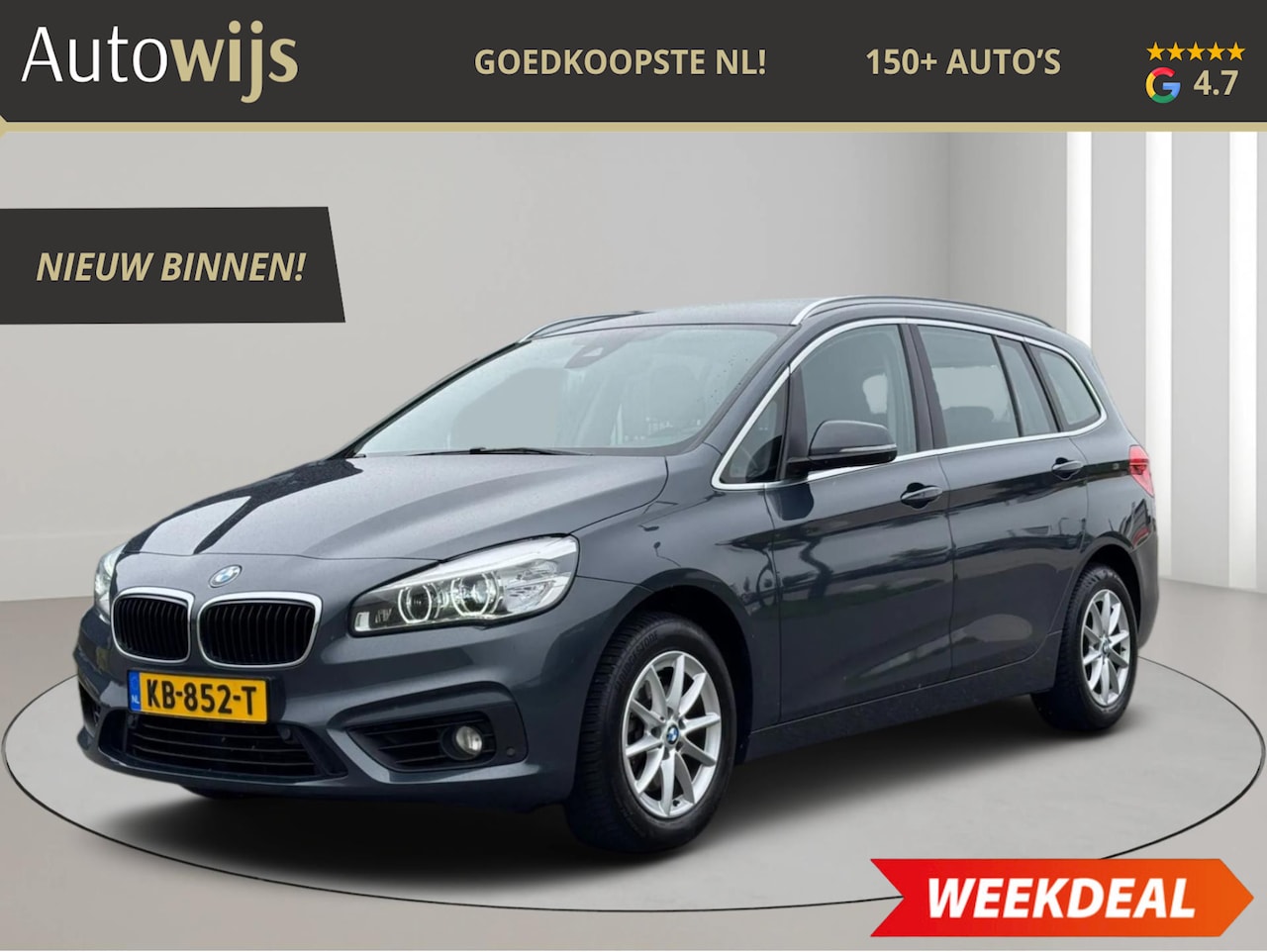 BMW 2-serie Gran Tourer - 218i Centennial Executive|LED|NAVI|AUT|Cruise|Dealeronderhouden - AutoWereld.nl