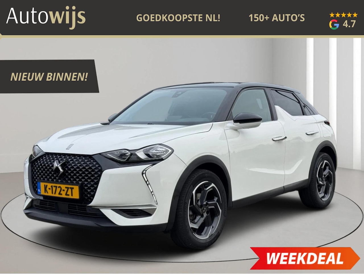 DS 3 Crossback - 1.2 PureTech Performance Line+|LM-VELG|PDC|GOED ONDERHOUDEN|CRUISE - AutoWereld.nl