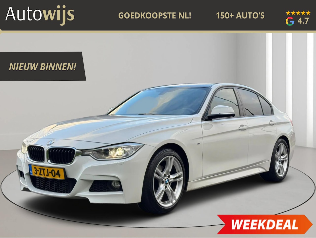 BMW 3-serie - 316i Executive|M-SPORT|ALCANTARA|112DKM|NL AUTO|GROOT NAVI| - AutoWereld.nl