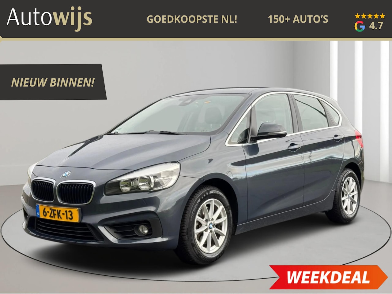 BMW 2-serie Active Tourer - 218i Executive|NAVI|LM-VELG|TREKHAAK|NL AUTO - AutoWereld.nl