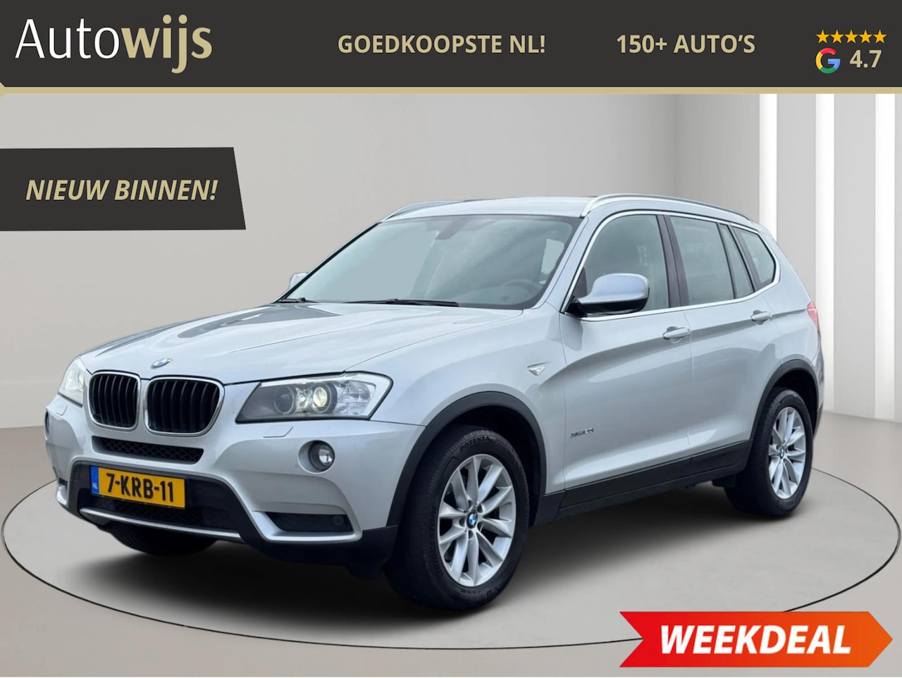 BMW X3 - XDrive20i High Executive|NL AUTO|TREKHAAK|LEDER|XENON|NAVI|GOED ONDERHOUDEN - AutoWereld.nl