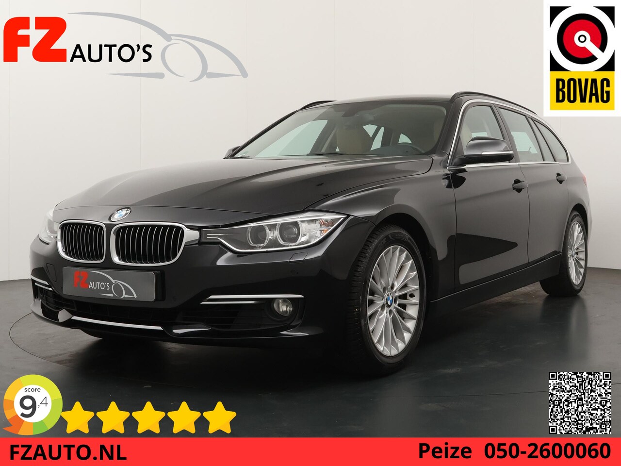 BMW 3-serie Touring - 320i High Executive - Navigatie - Lederen bekleding - Stoelverwarming - AutoWereld.nl