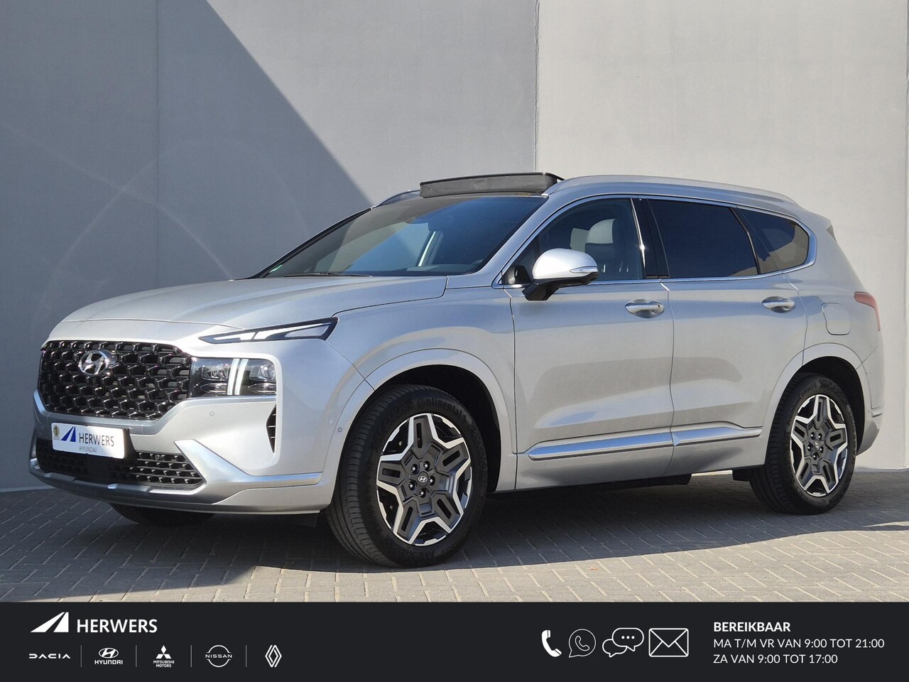 Hyundai Santa Fe - 1.6 T-GDI PHEV Plug-in Premium Plus Sky Automaat / Apple Carplay Android Auto / HUD / Trek - AutoWereld.nl