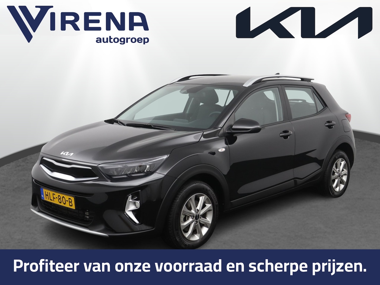 Kia Stonic - 1.0 T-GDi MHEV DynamicLine Automaat - Climate Control - Navigatie - Cruise Control - DAB r - AutoWereld.nl