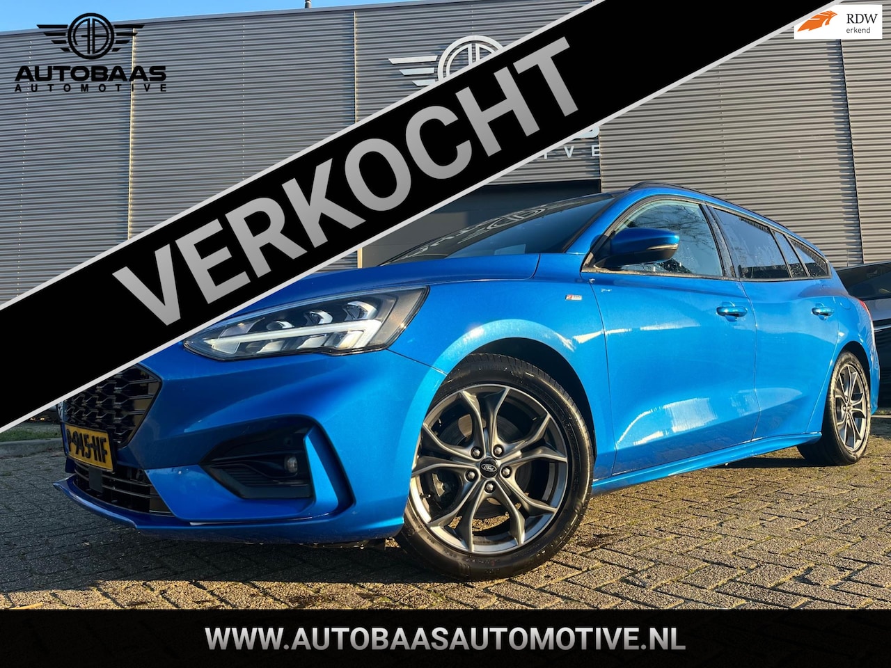 Ford Focus Wagon - 1.0 ST-Line FULL LED+NAVI+STOELVERWARMING+KEYLESS+CLIMATE CONTROL+HEAD-UP DISPLAY+PARKEERS - AutoWereld.nl