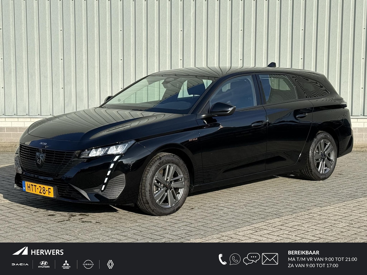 Peugeot 308 SW - Hybrid 136 e-DCS6 Style Automaat / Fabrieksgarantie tot 3-4-2027 / Apple Carplay Android A - AutoWereld.nl