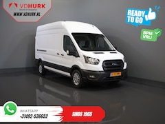 Ford Transit - 350 2.0 TDCI 130 pk L3H3 Adapt.Cruise/ 360 Camera/ 270Gr.Deuren/ Stoelverw./ Navi/ Carplay