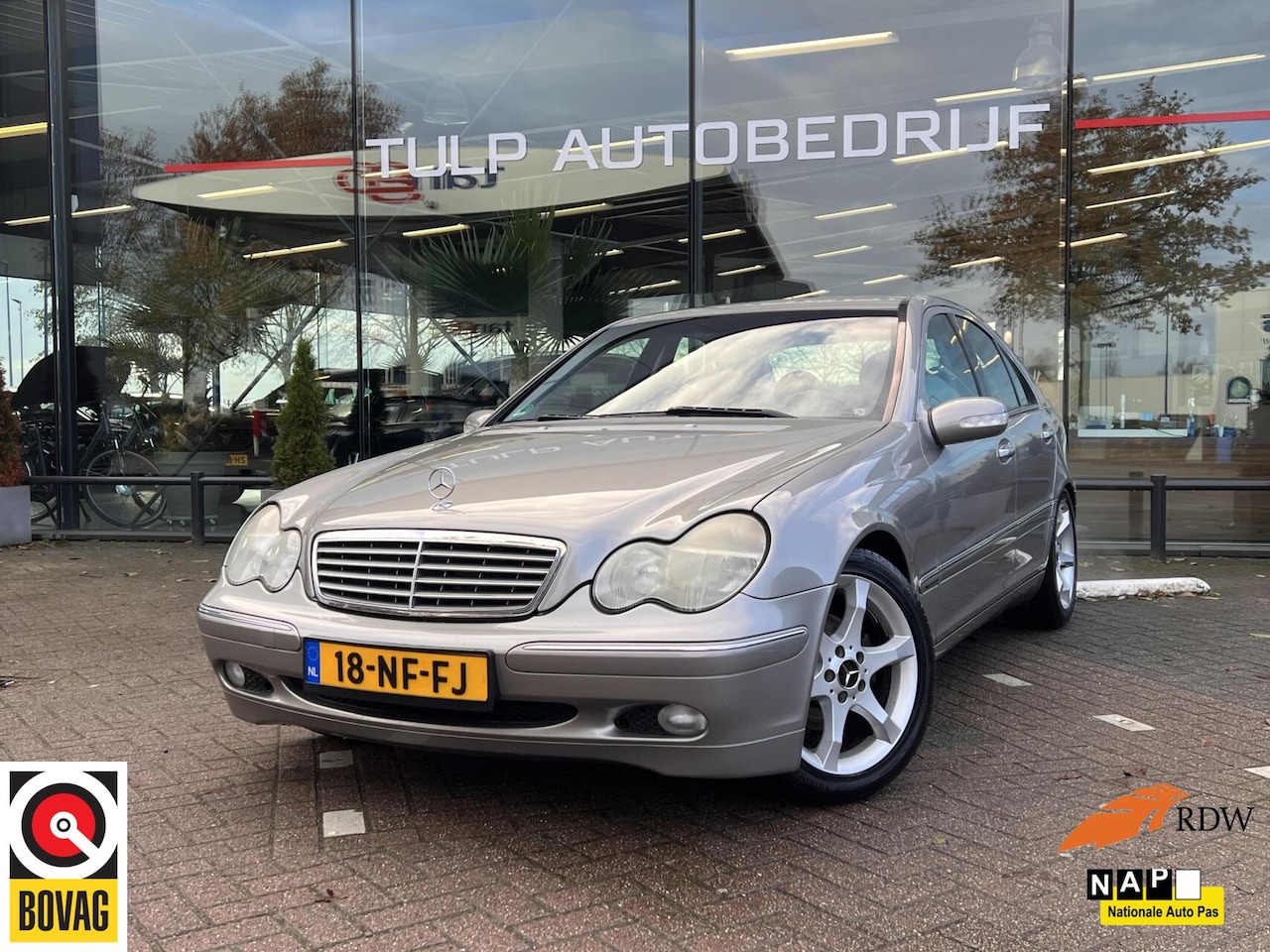 Mercedes-Benz C-klasse - 180 K. Elegance Clima Cruise Trekhaak NL auto - AutoWereld.nl
