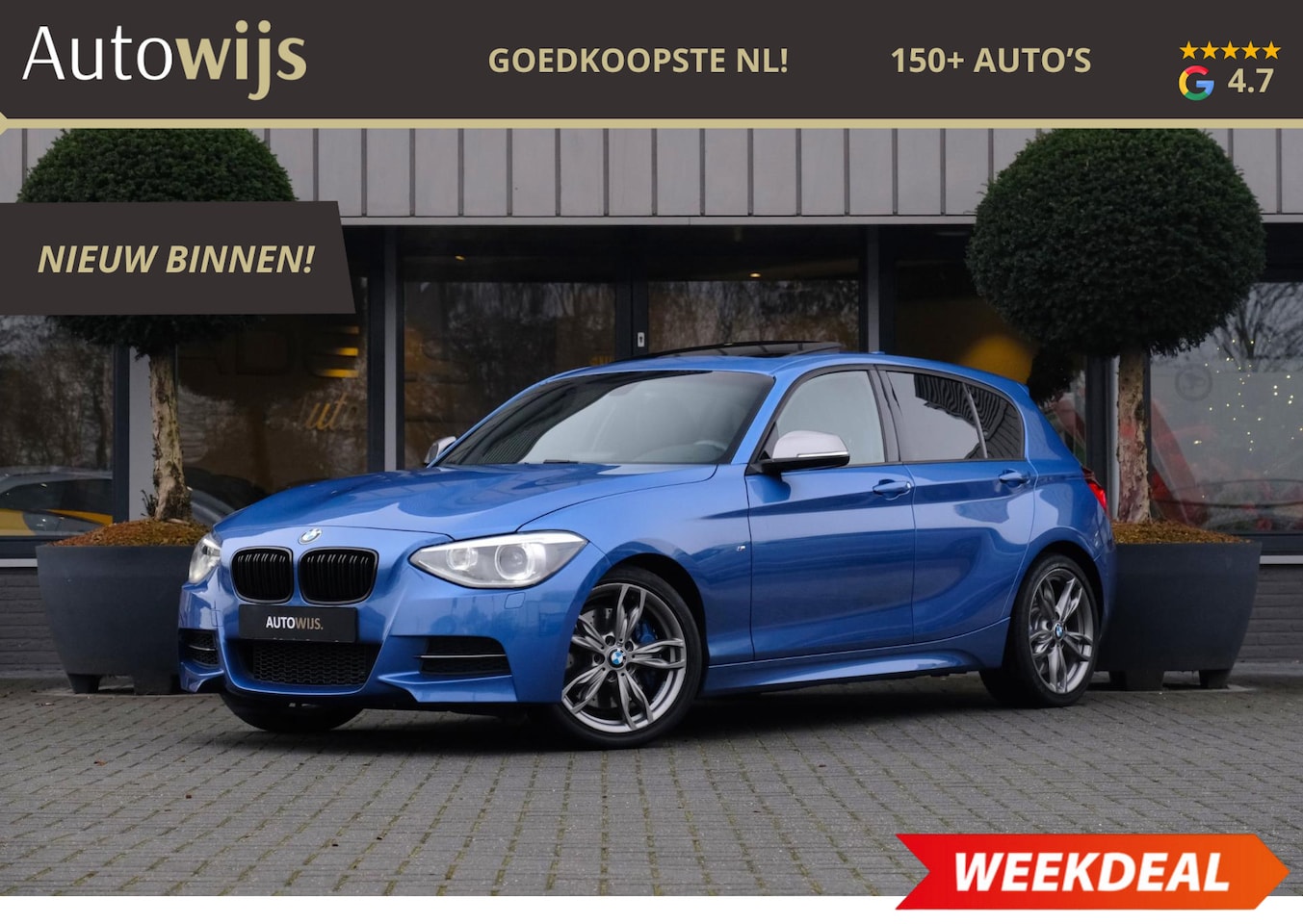 BMW 1-serie - M135i xDrive Executive|Pano|Leder|H&K|Xenon - AutoWereld.nl