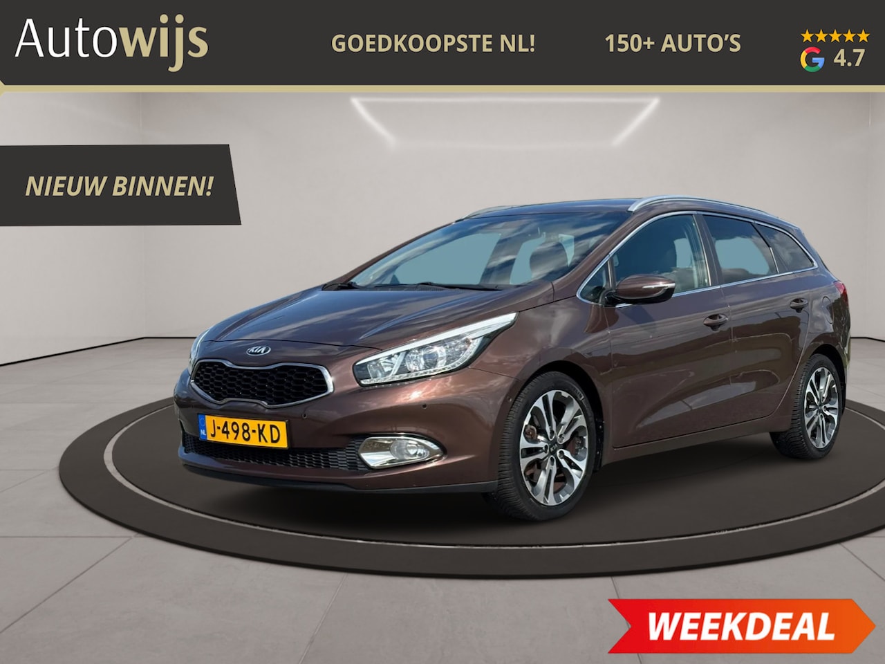 Kia Cee'd - 1.6 GDI DynamicLine|AUT|Camera|Xenon|108DKM - AutoWereld.nl
