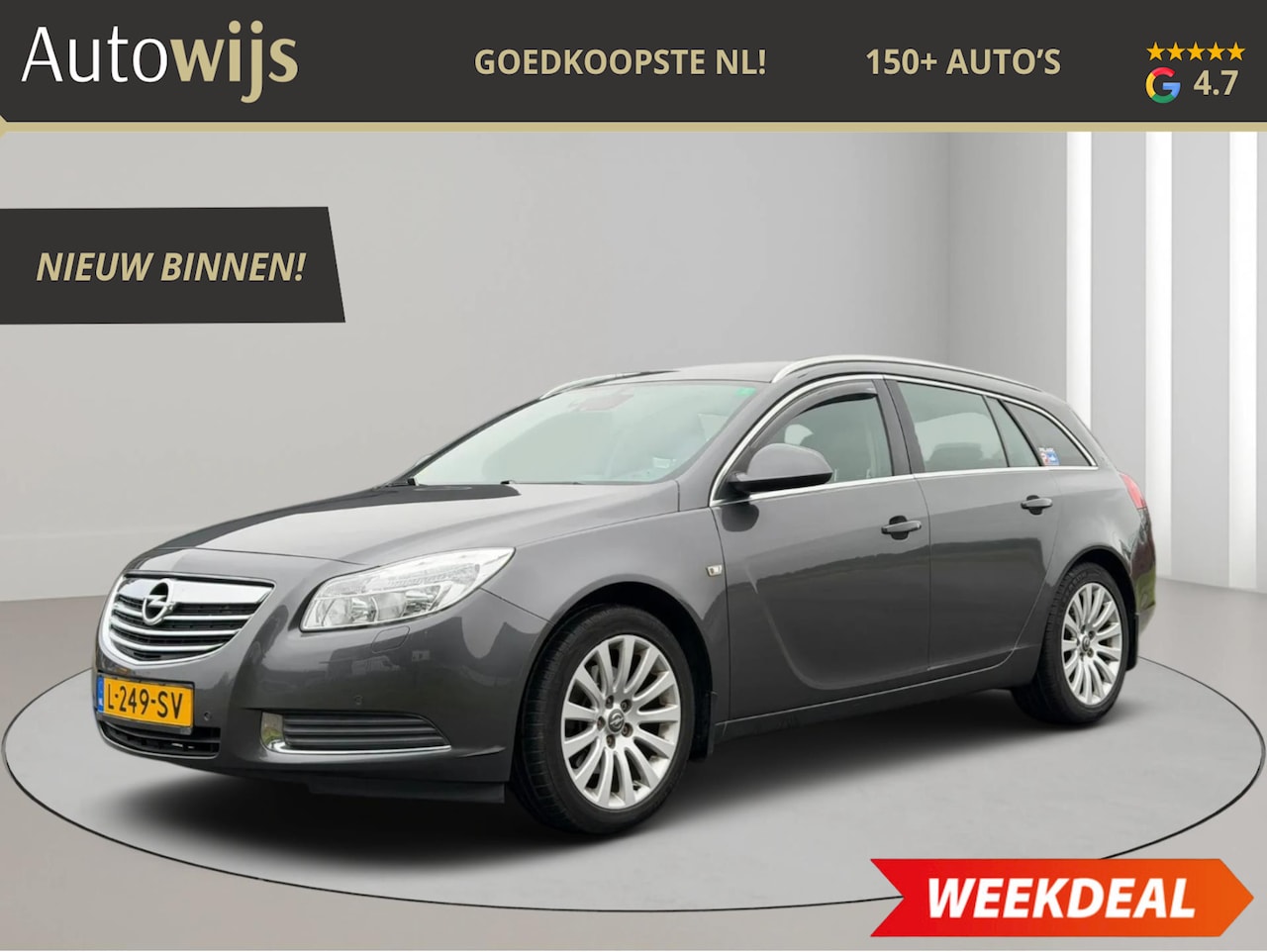 Opel Insignia Sports Tourer - 1.6 T Sport|Trekhaak|Grootsherm|Clima|Cruise|PDC - AutoWereld.nl