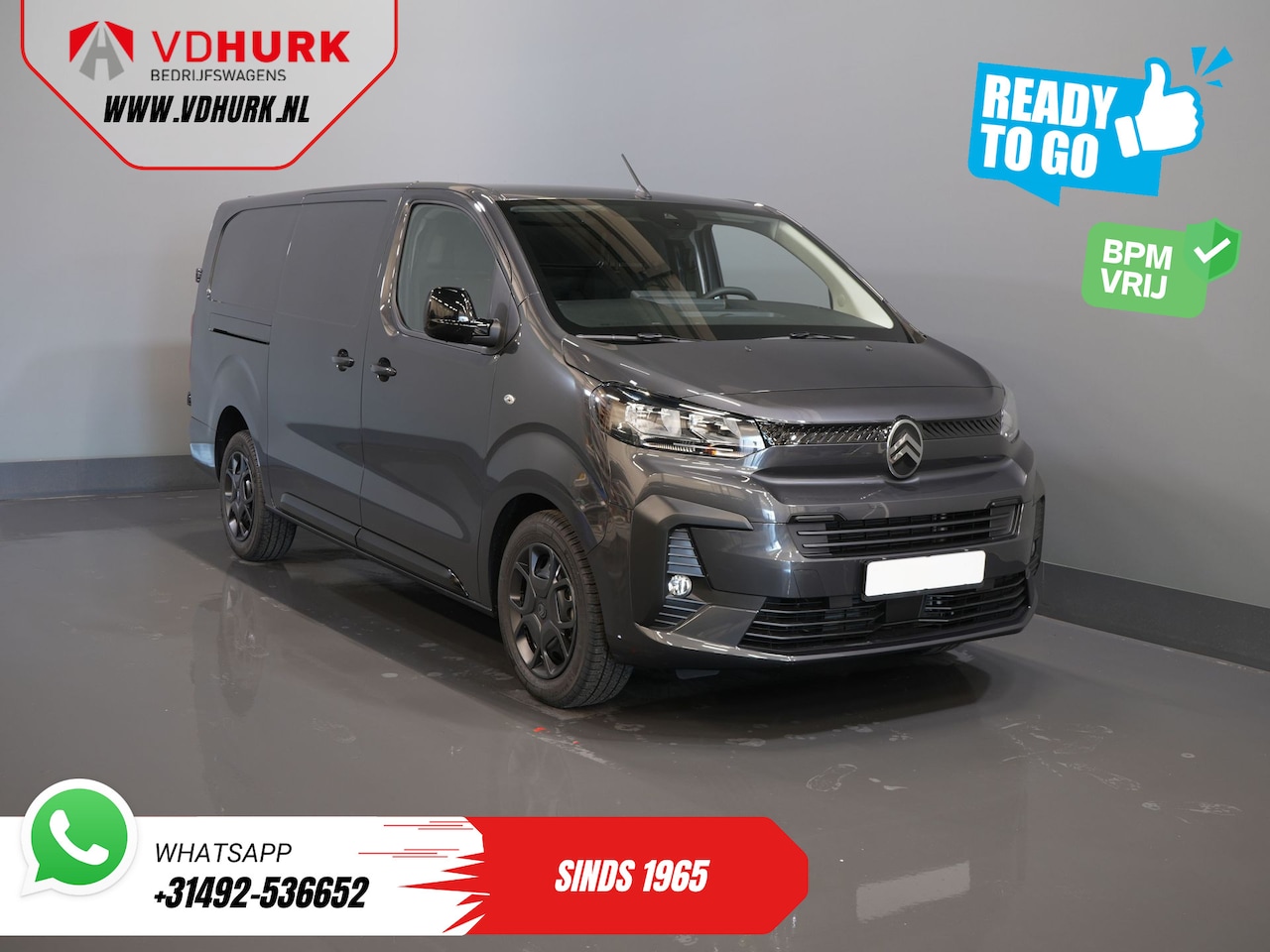 Citroën Jumpy - 2.0 HDI 180 pk Aut. L3 BPM VRIJ! Trekhaak/ Betimmering/ Navi/ Carplay/ Camera/ PDC/ Cruise - AutoWereld.nl