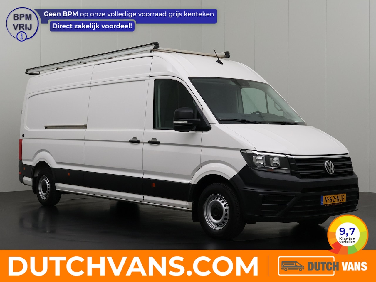 Volkswagen Crafter - 2.0TDI 140pk DSG Automaat L4H3 | Imperiaal | Trekhaak | Navigatie | Camera | Airco - AutoWereld.nl