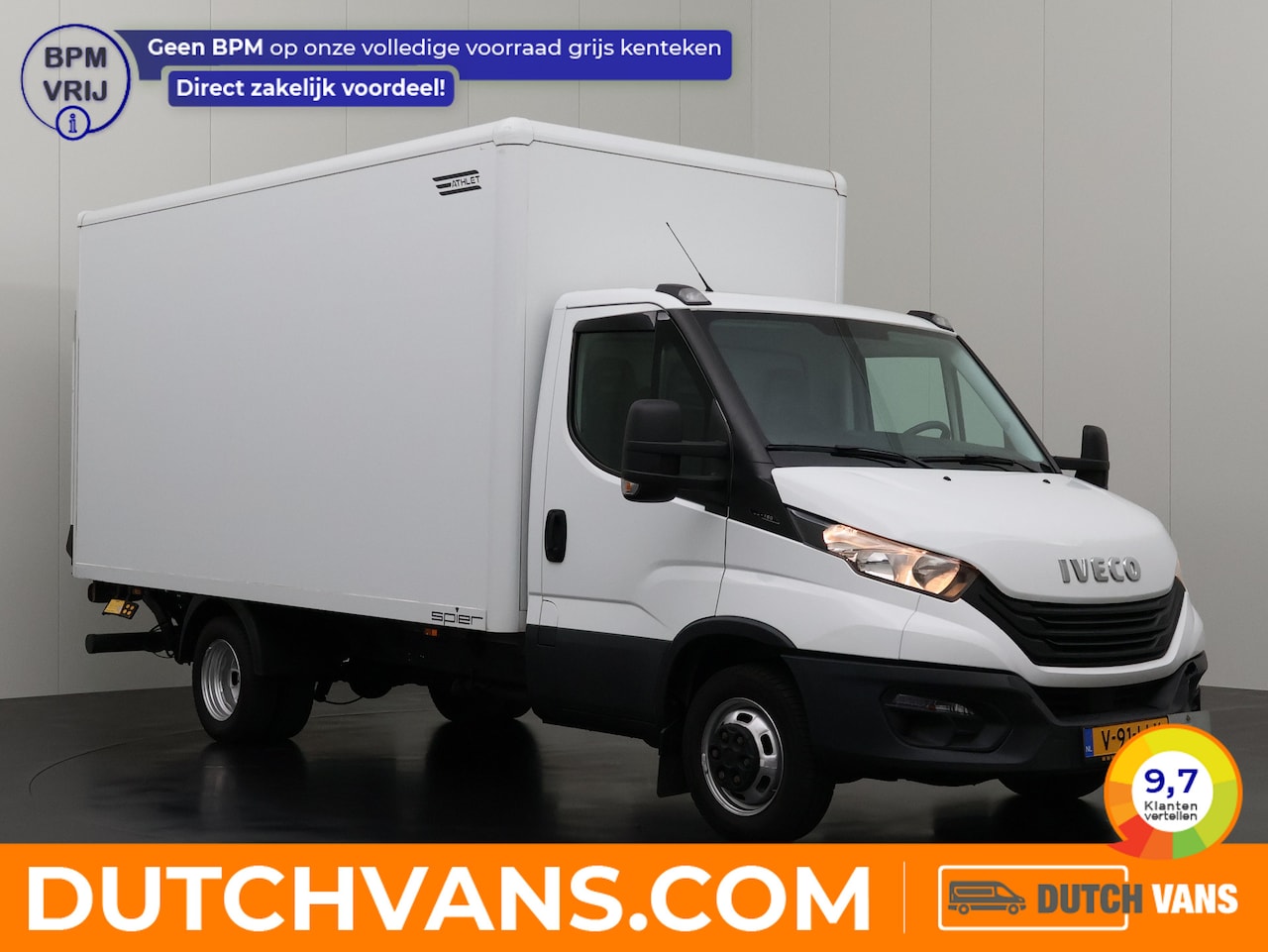 Iveco Daily - 35C16 Bakwagen+Laadklep | Trekhaak 3500 Kg | Airco | 3-Persoons | - AutoWereld.nl