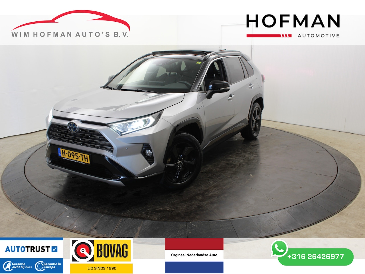Toyota RAV4 - 2.5 Hybrid AWD Bi-Tone Innovation Panodak Trekhaak 1650kg Camera - AutoWereld.nl