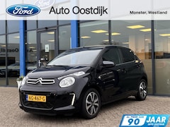 Citroën C1 - 1.0 VTi Airscape Shine 69PK Automaat Elek. Vouwdak Camera Navi Airco USB Privacy Glass *Co