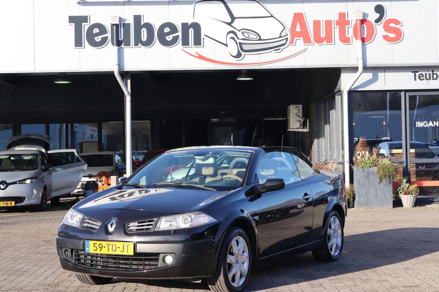 Renault Mégane coupé cabriolet - 2.0-16V Tech Line Stoelverwarming, Lederen interieur, Elektrisch cabrio dak, Climate contr - AutoWereld.nl