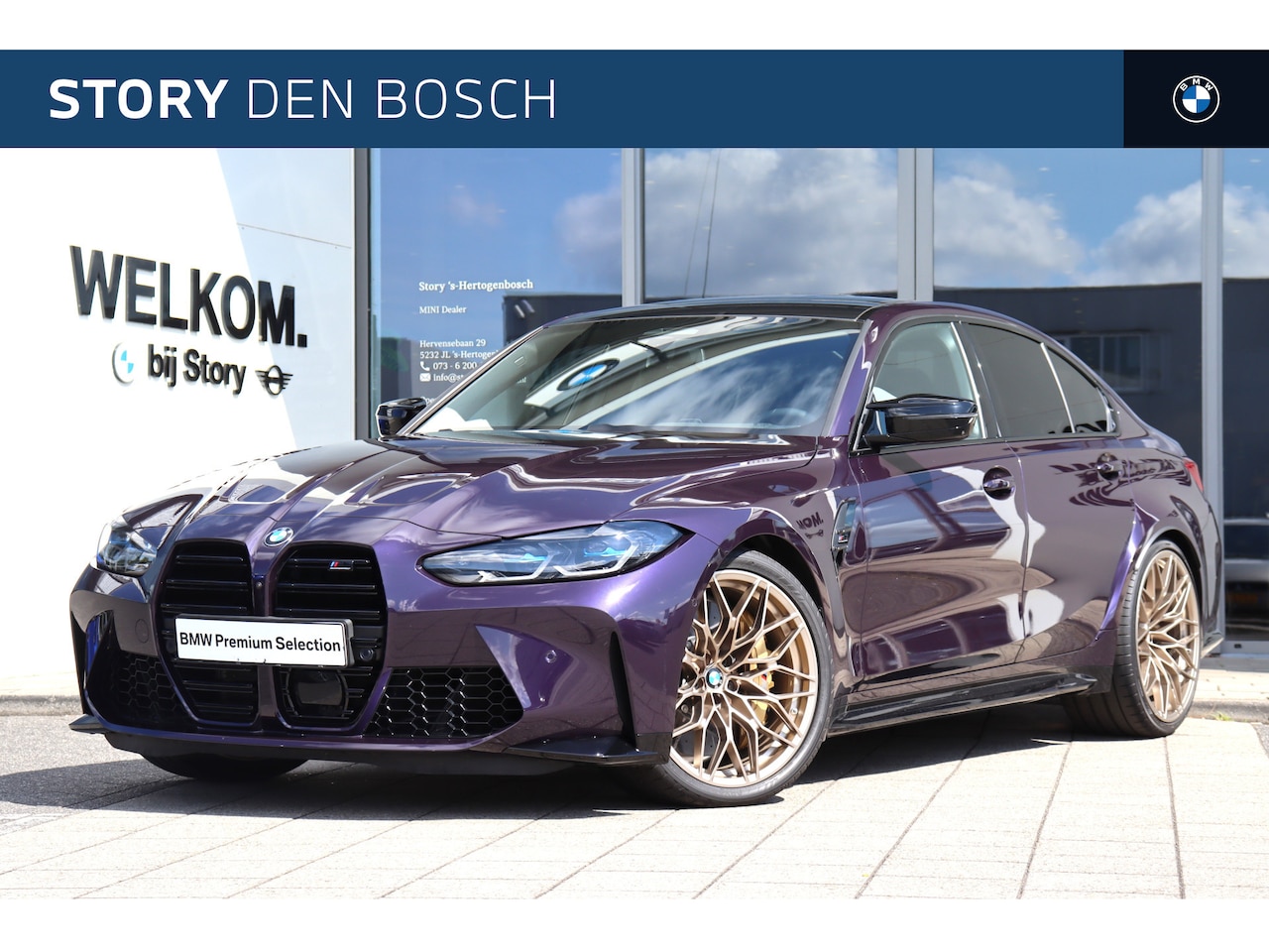 BMW M3 - 3 Serie xDrive Competition Automaat / M Drive Professional / Laserlight / M Sportstoelen / - AutoWereld.nl