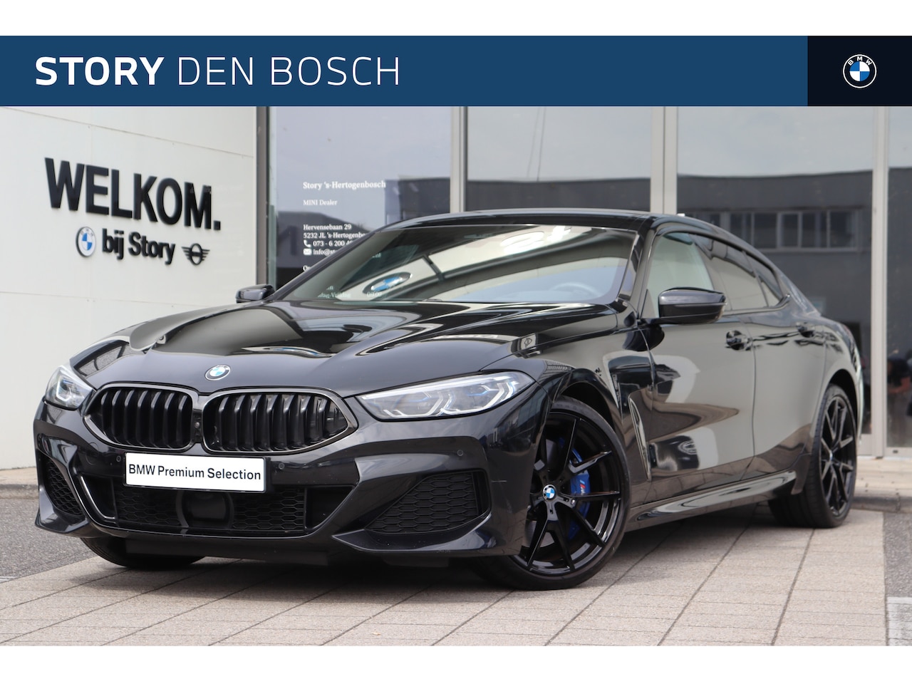 BMW 8-serie Gran Coupé - 840i High Executive M Sport Automaat / Soft-Close / Stoelventilatie / Laserlight / M Sport - AutoWereld.nl