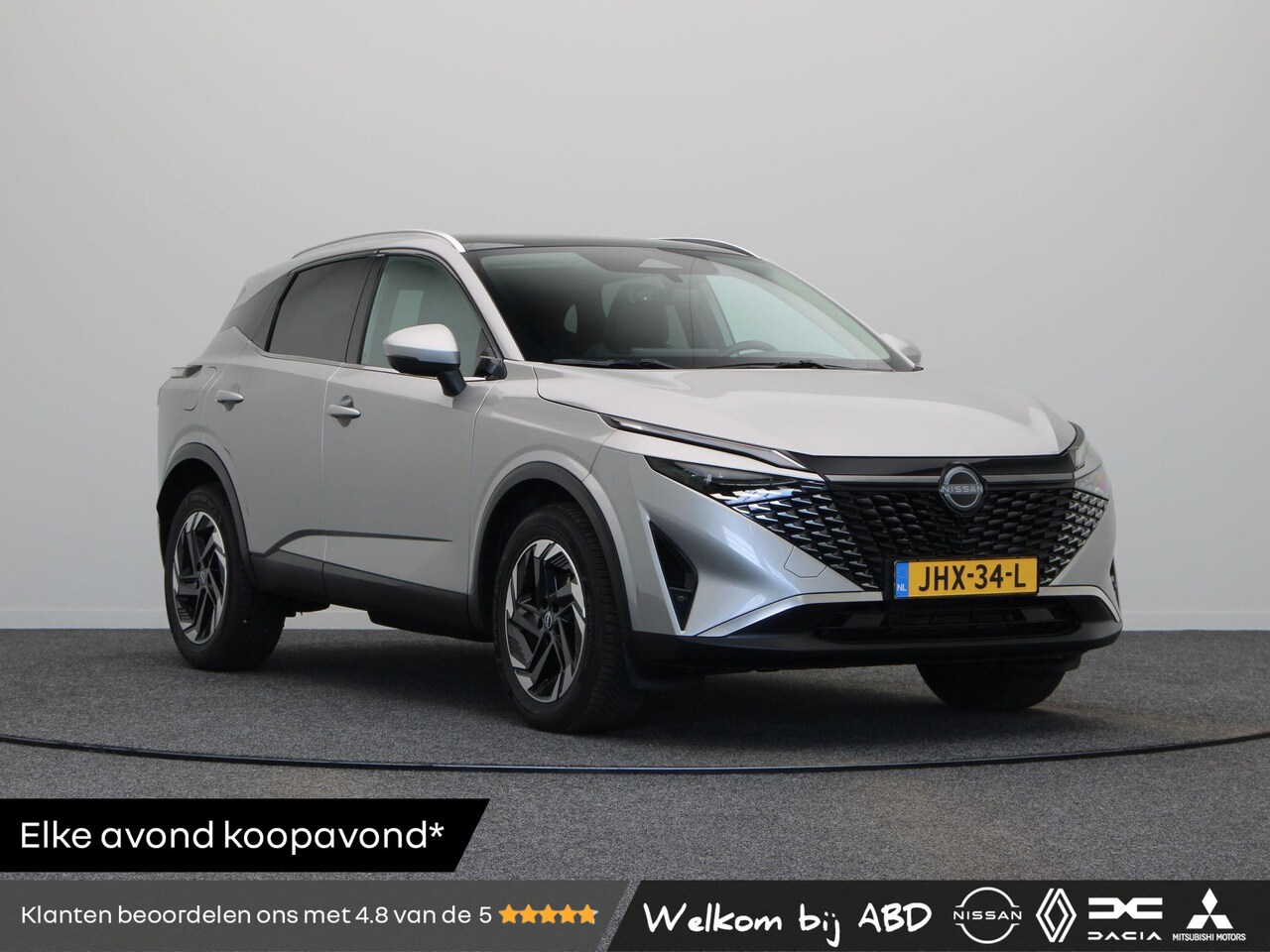 Nissan Qashqai - 158pk MHEV Xtronic N-Connecta | Headup display | 18" Velgen | Stoel, Stuur en Voorruitverw - AutoWereld.nl