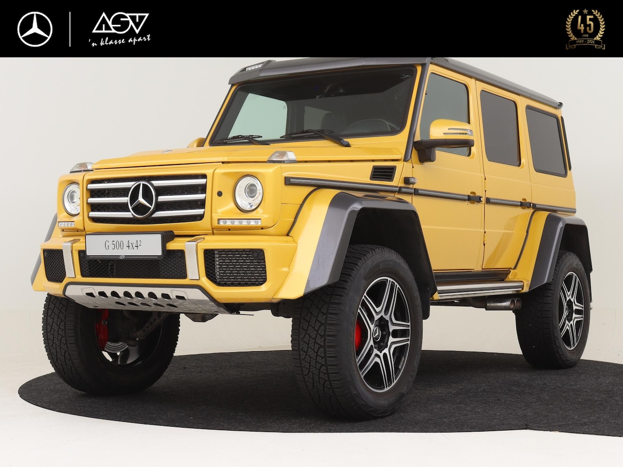 Mercedes-Benz G-klasse - 500 4x4² Solarbeam Yellow - AutoWereld.nl