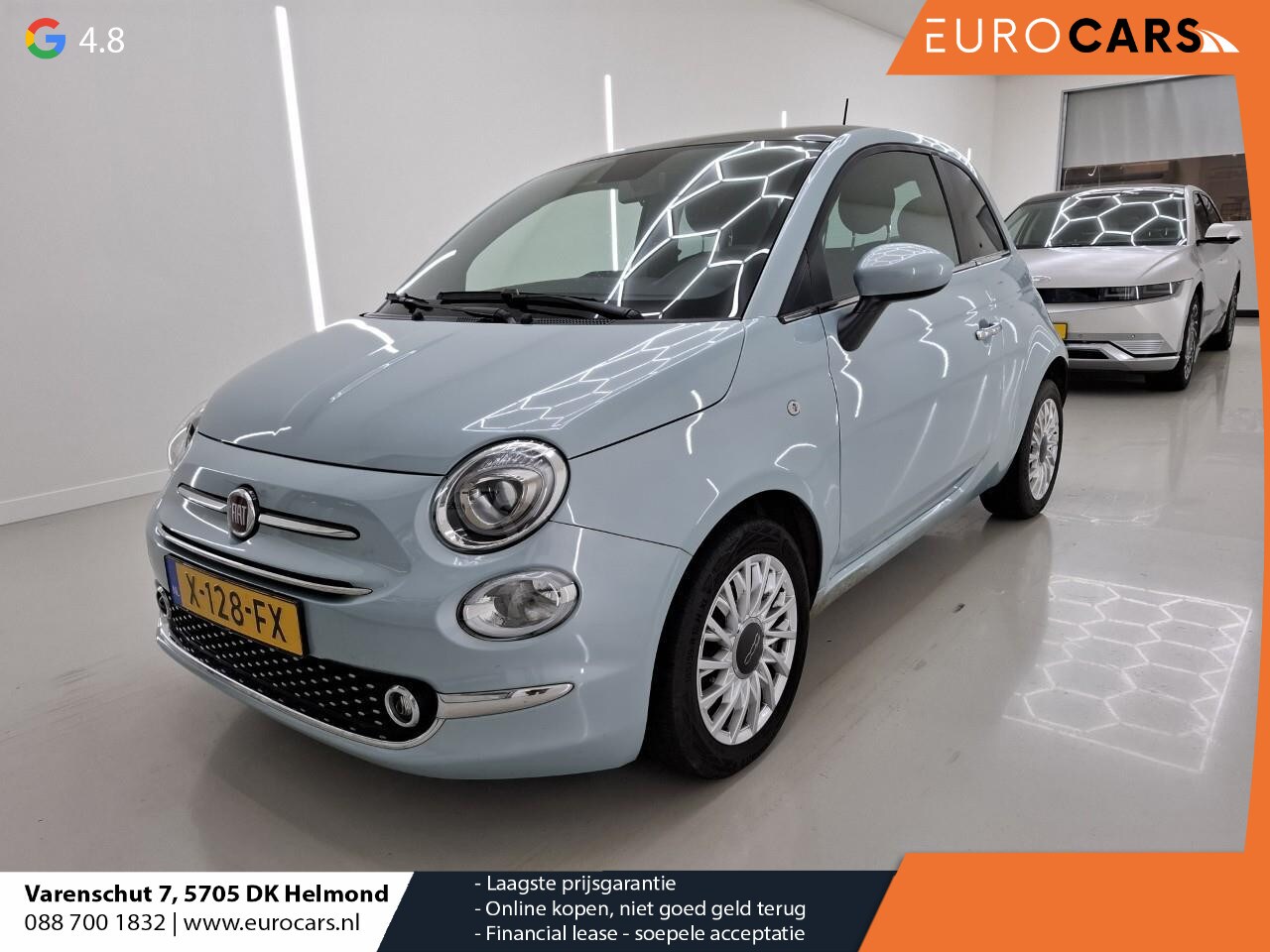 Fiat 500 - 1.0 Hybrid Dolcevita Panoramadak Navi Carplay Airco Cruise Control PDC Achter Lichtmetalen - AutoWereld.nl