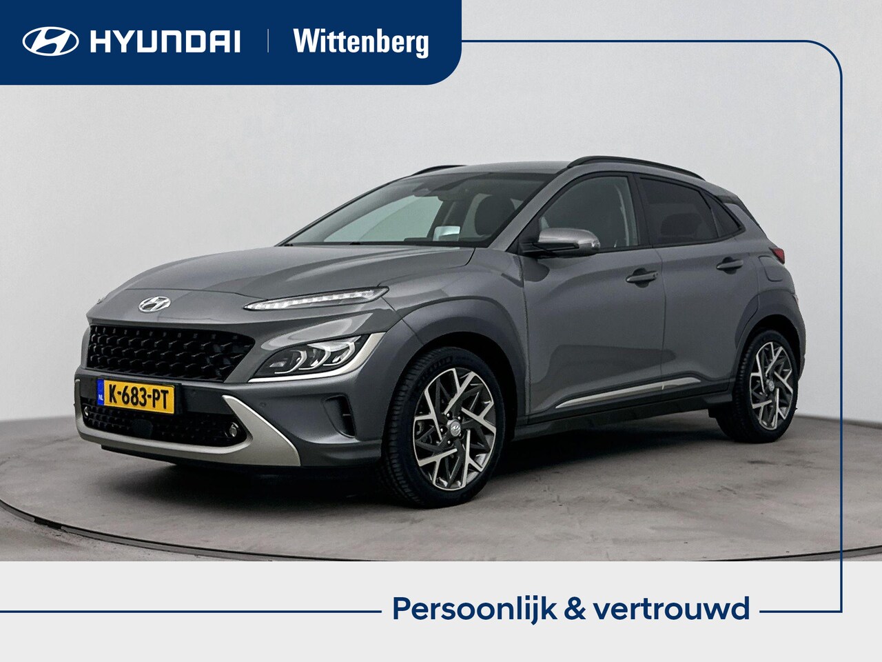 Hyundai Kona - 1.6 GDI HEV PREMIUM | NAVI | CAMERA | CLIMA | CRUISE | LEDER | 18'' LMVELGEN | AUTOMAAT | - AutoWereld.nl