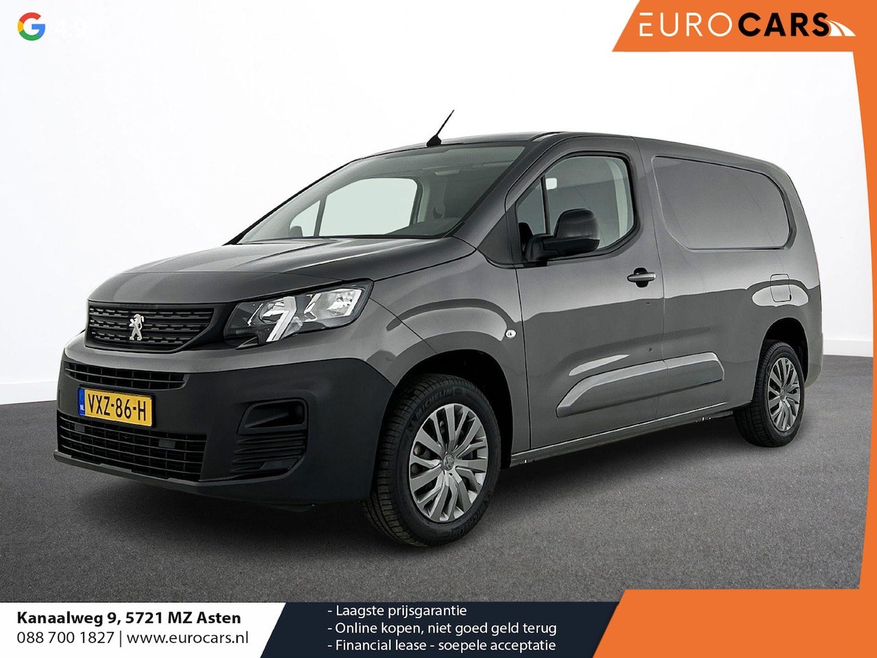 Peugeot Partner - 1.5 BlueHDi 100 S&S L2 Airco Bluetooth PDC Trekhaak - AutoWereld.nl