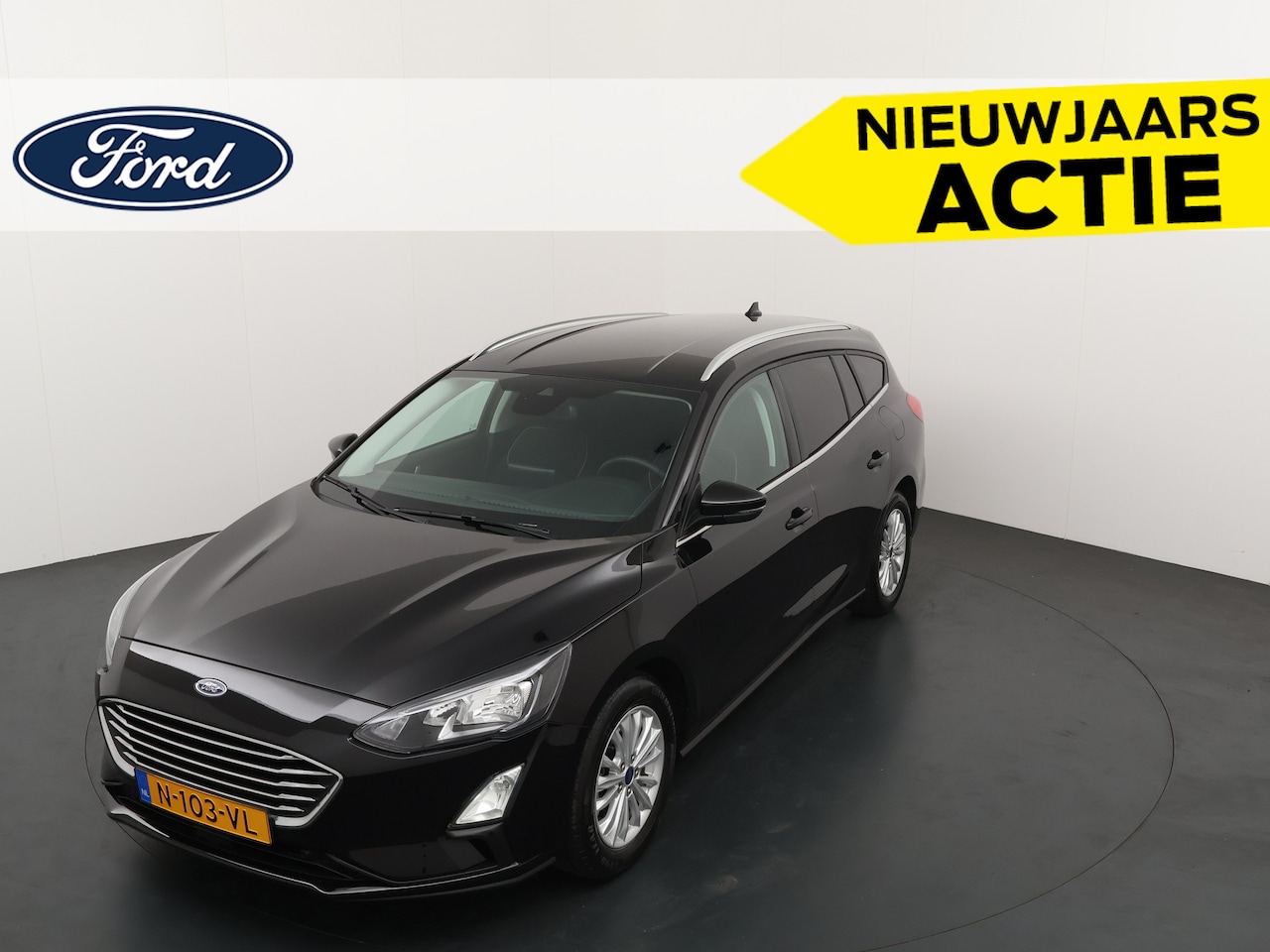 Ford Focus Wagon - EcoBoost 125 pk Titanium X | El. a. klep | Digit. display | Navi | Clima | 100% dealer ond - AutoWereld.nl