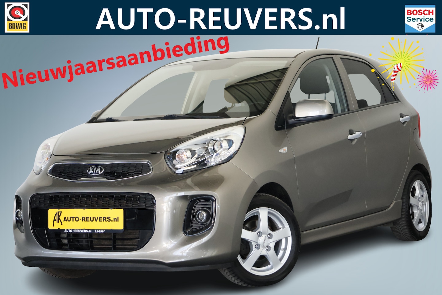 Kia Picanto - 1.2 CVVT DynamicLine / Aut / Bluetooth / Airco / LMV - AutoWereld.nl