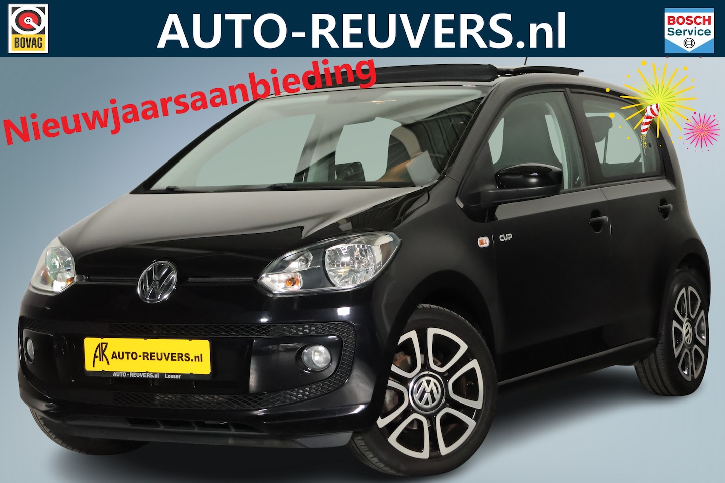 Volkswagen Up! - 1.0 high up! BlueMotion / Opendak / Navi / Airco / 5 deurs - AutoWereld.nl