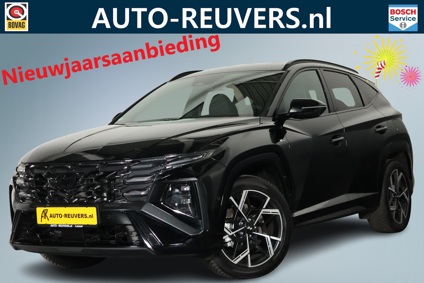 Hyundai Tucson - 1.6 T-GDI HEV N Line ACC / Navi / Carplay / Bluetooth / Lane assist - AutoWereld.nl