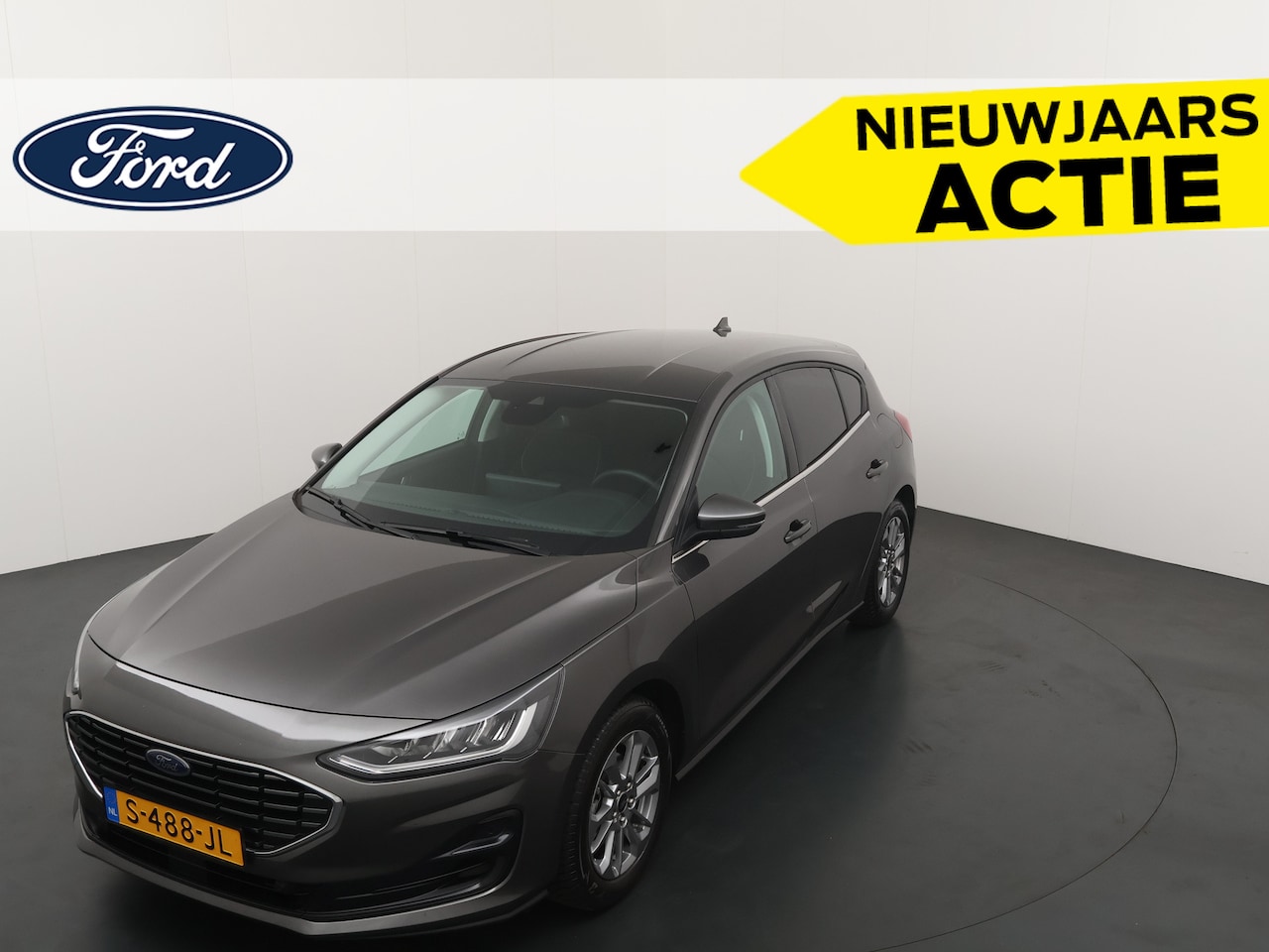 Ford Focus - EcoBoost Hybrid 125pk Titanium | Nw model I Sync 4 I Climate I Navi I All Seasonbanden - AutoWereld.nl