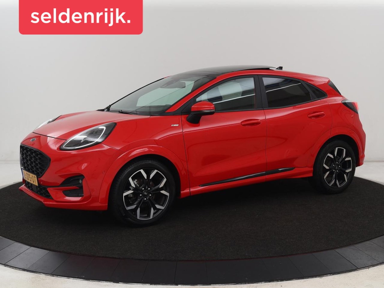 Ford Puma - 1.0 EcoBoost Hybrid ST-Line X | Panoramadak | Stoel & stuurverwarming | Half leder | B&O S - AutoWereld.nl